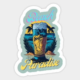 Beach Paradise Sticker